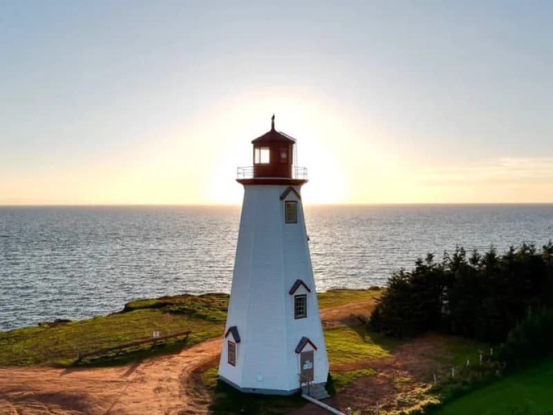 PEI lighthouse coast — Shaheen Taxi private island tours