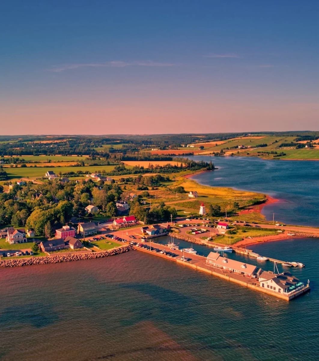 Prince Edward Island coastal harbour and shoreline — Shaheen Taxi beach and National Park transfers