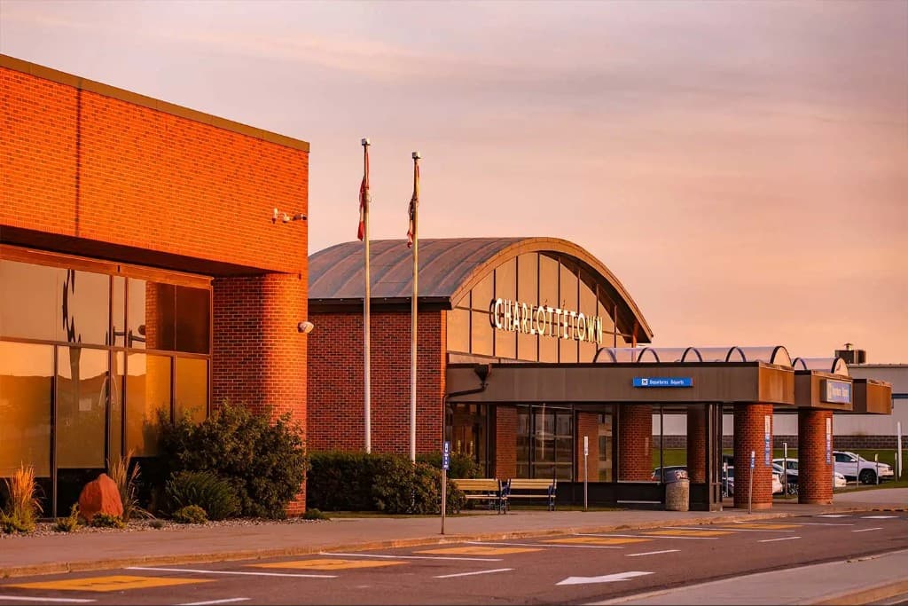 Charlottetown Airport YYG terminal — Shaheen Taxi airport transfers