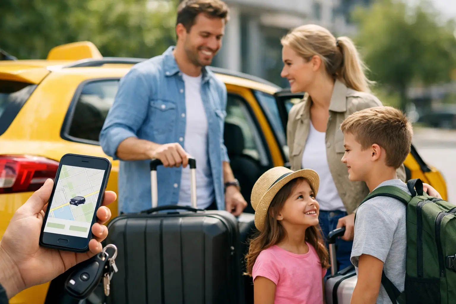 Book Taxi for Family Trip Without the Stress